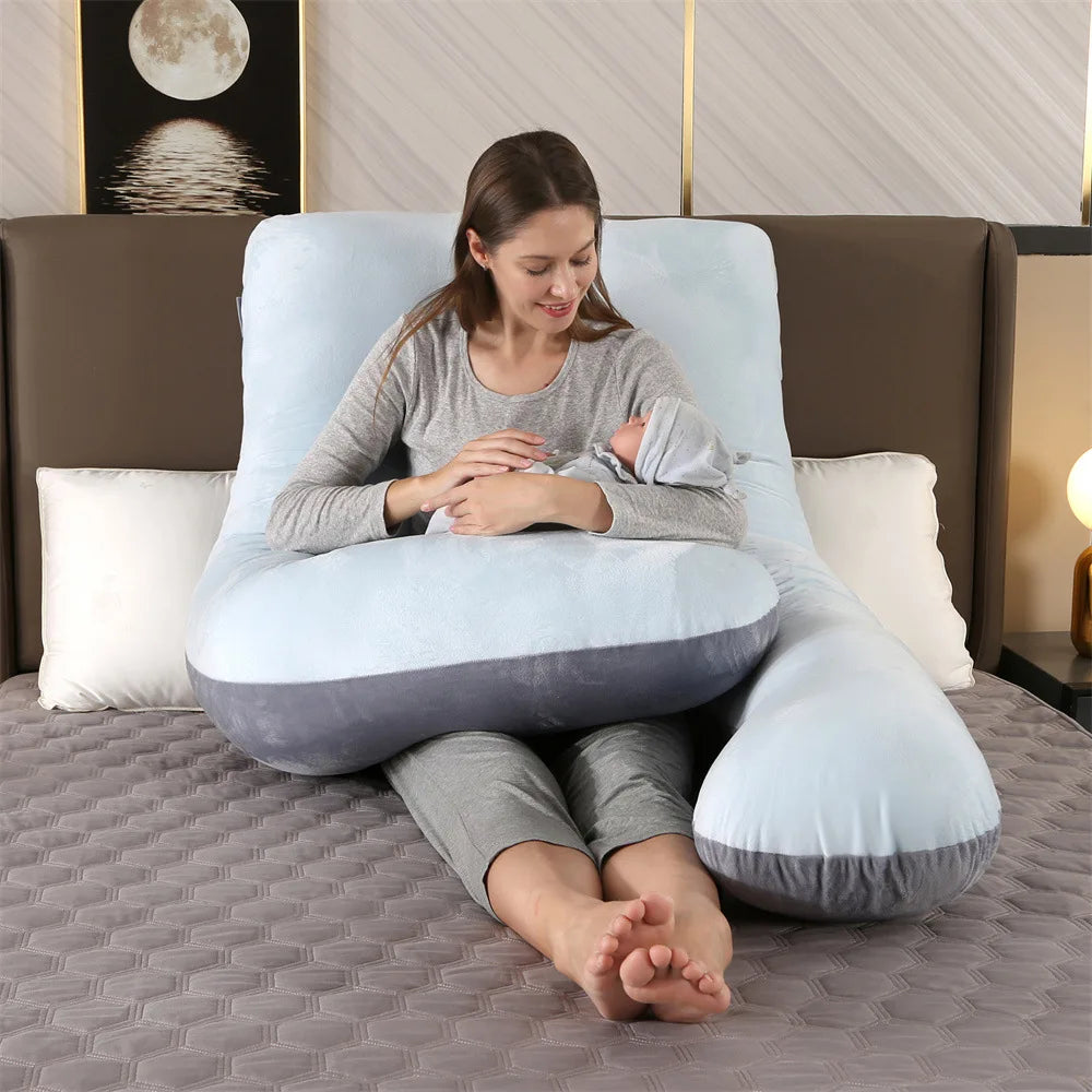 PANGDUBE Pregnancy & Nursing Pillow – 130×70cm