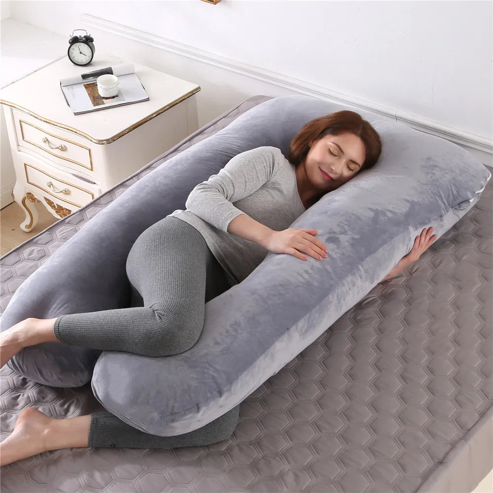 PANGDUBE Pregnancy & Nursing Pillow – 130×70cm
