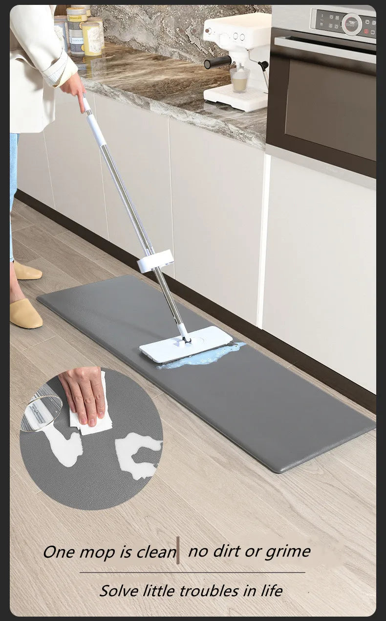 Anti-Fatigue Kitchen Mat – 12mm Cushioned Non-Slip PVC Rug