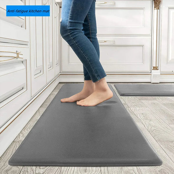 Anti-Fatigue Kitchen Mat – 12mm Cushioned Non-Slip PVC Rug