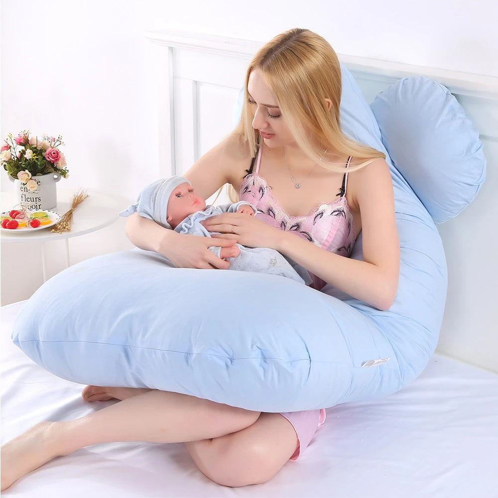 PANGDUBE Pregnancy & Nursing Pillow – 130×70cm