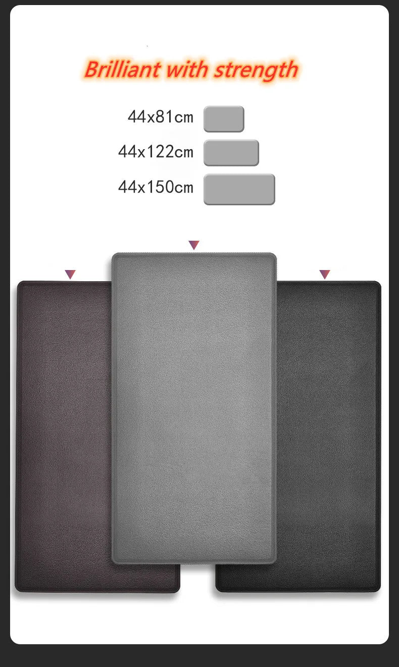 Anti-Fatigue Kitchen Mat – 12mm Cushioned Non-Slip PVC Rug