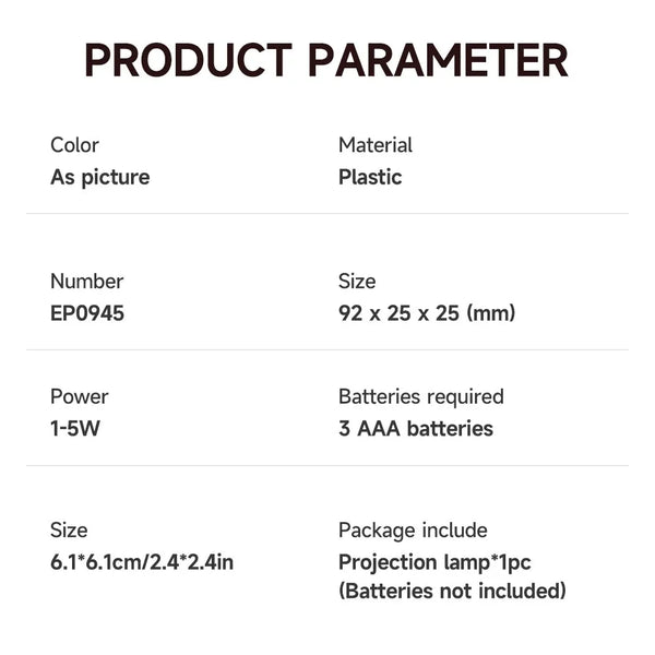 Moon Projector Night Light – Background & Party Wall Decoration