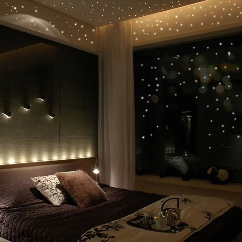 407pcs Glow-in-the-Dark Star Stickers