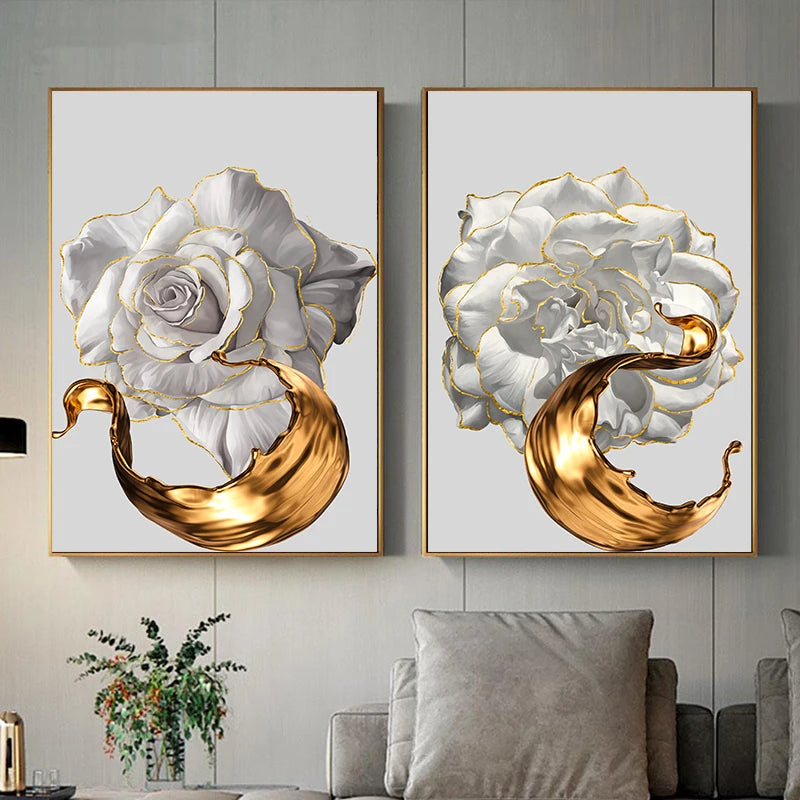 3 Pcs/Set Modern Abstract Wall Arts Beige Bohemian Canvas Mid-Century Piece Posters Geometric Line Printed Painting, No Frame