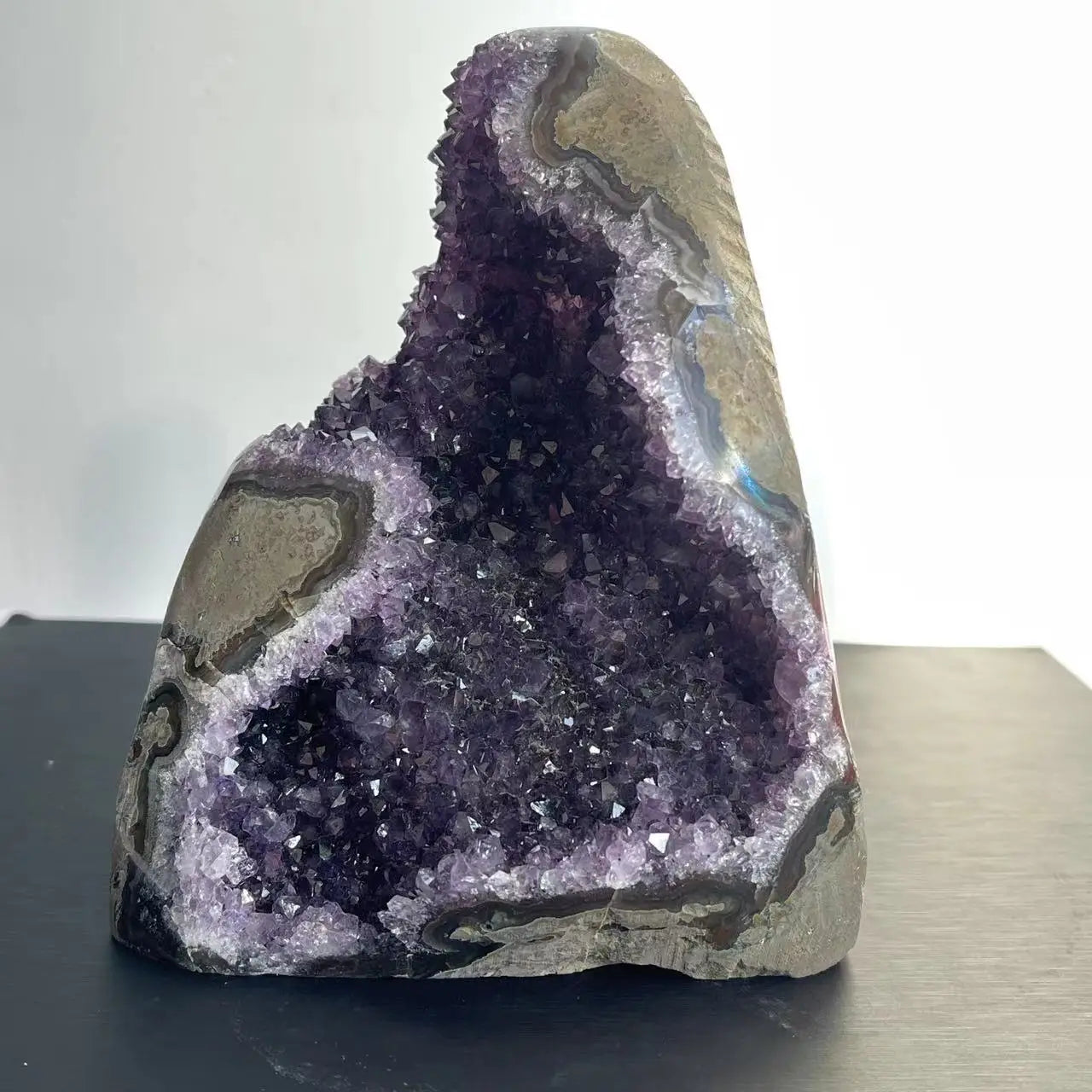 Natural Amethyst Crystal Cluster – Raw Quartz Healing Stone