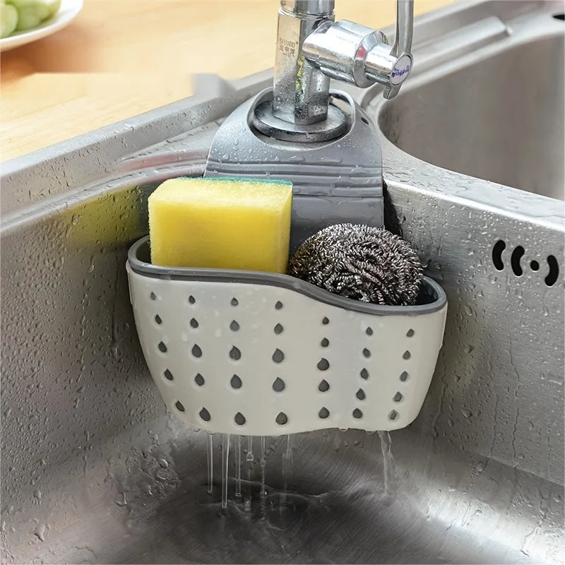 Double-Layer Sink Hanging Bag – Kitchen Sponge & Storage Rack