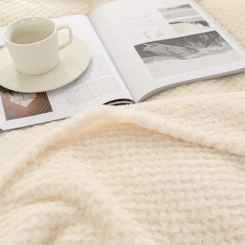 Baby Fleece Blanket – Thick Swaddle & Stroller Quilt