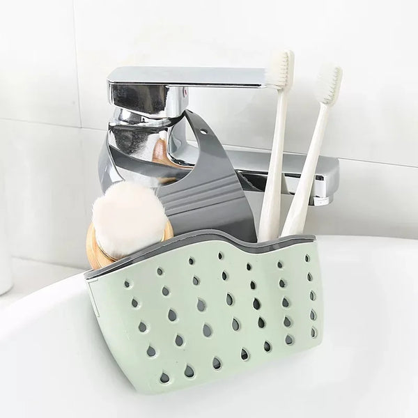 Double-Layer Sink Hanging Bag – Kitchen Sponge & Storage Rack