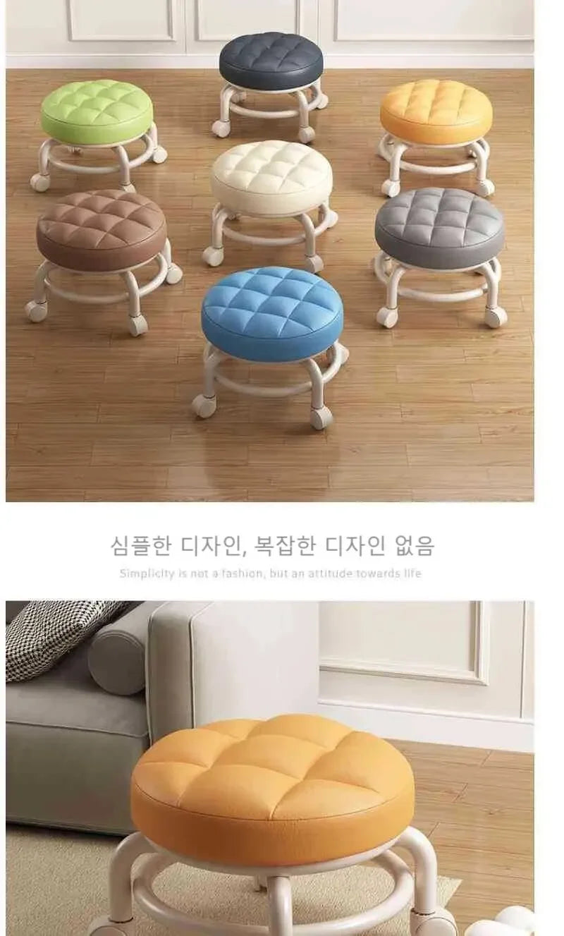 Premium Rolling Child Stool with Wheels
