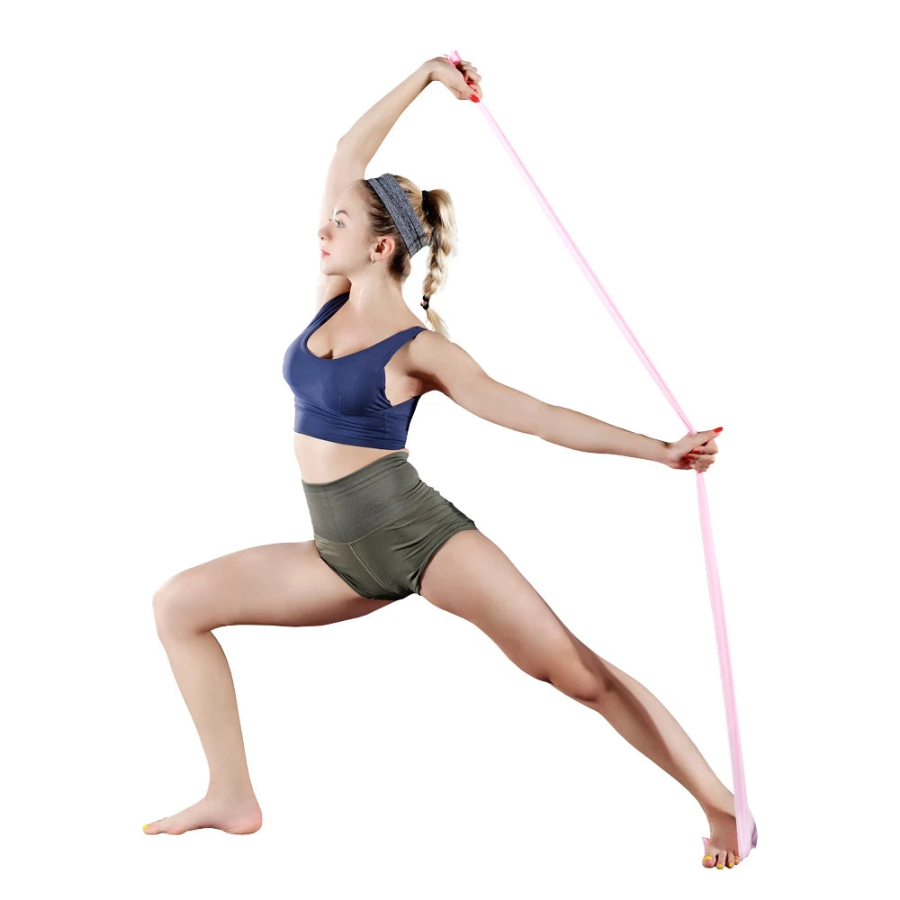 Long Resistance Bands – Yoga & Pilates Stretch Bands for Lower Body