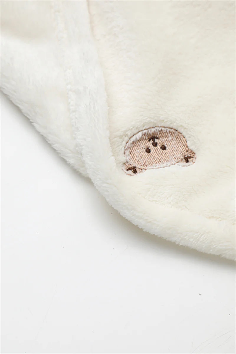 Baby Winter Blanket – Newborn Swaddle & Stroller Fleece Bedding