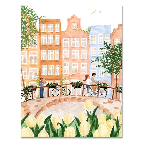 Moroccan Tropical Jungle Canvas – Beach & Pool Wall Art