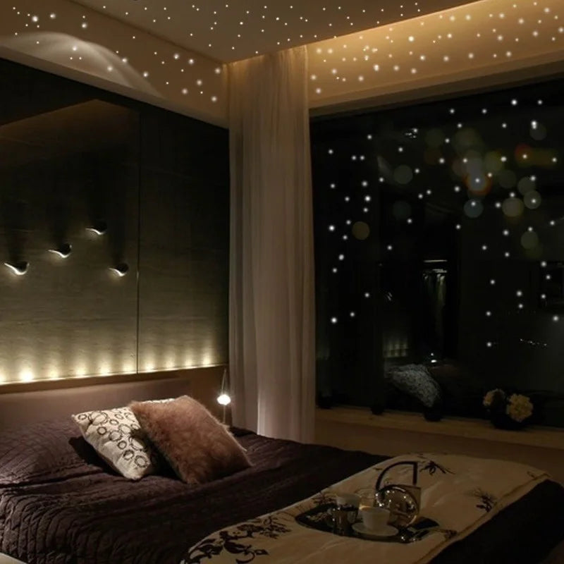 407pcs Glow-in-the-Dark Star Stickers