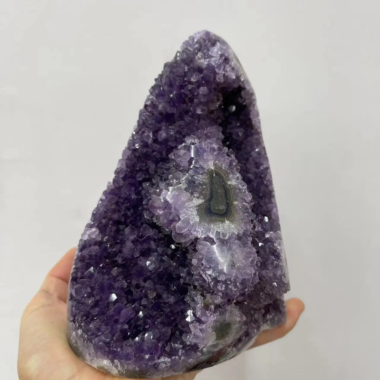 Natural Amethyst Crystal Cluster – Raw Quartz Healing Stone
