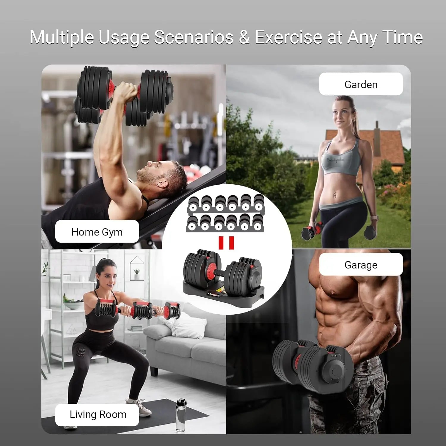 Adjustable Dumbbell Set