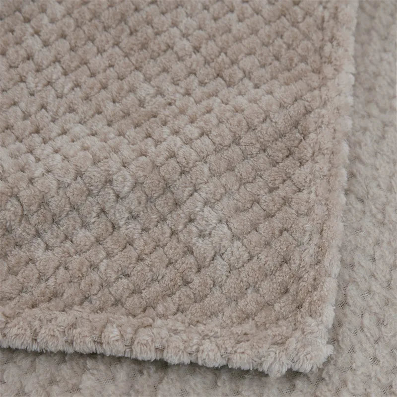 Baby Fleece Blanket – Thick Swaddle & Stroller Quilt