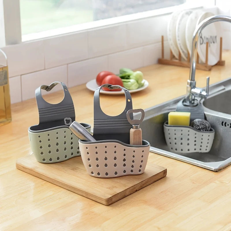 Double-Layer Sink Hanging Bag – Kitchen Sponge & Storage Rack