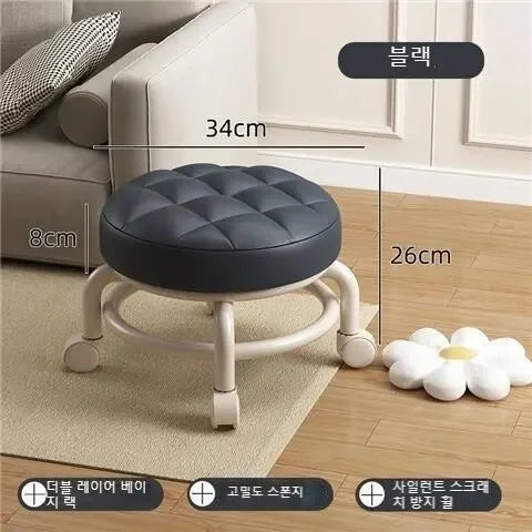 Premium Rolling Child Stool with Wheels
