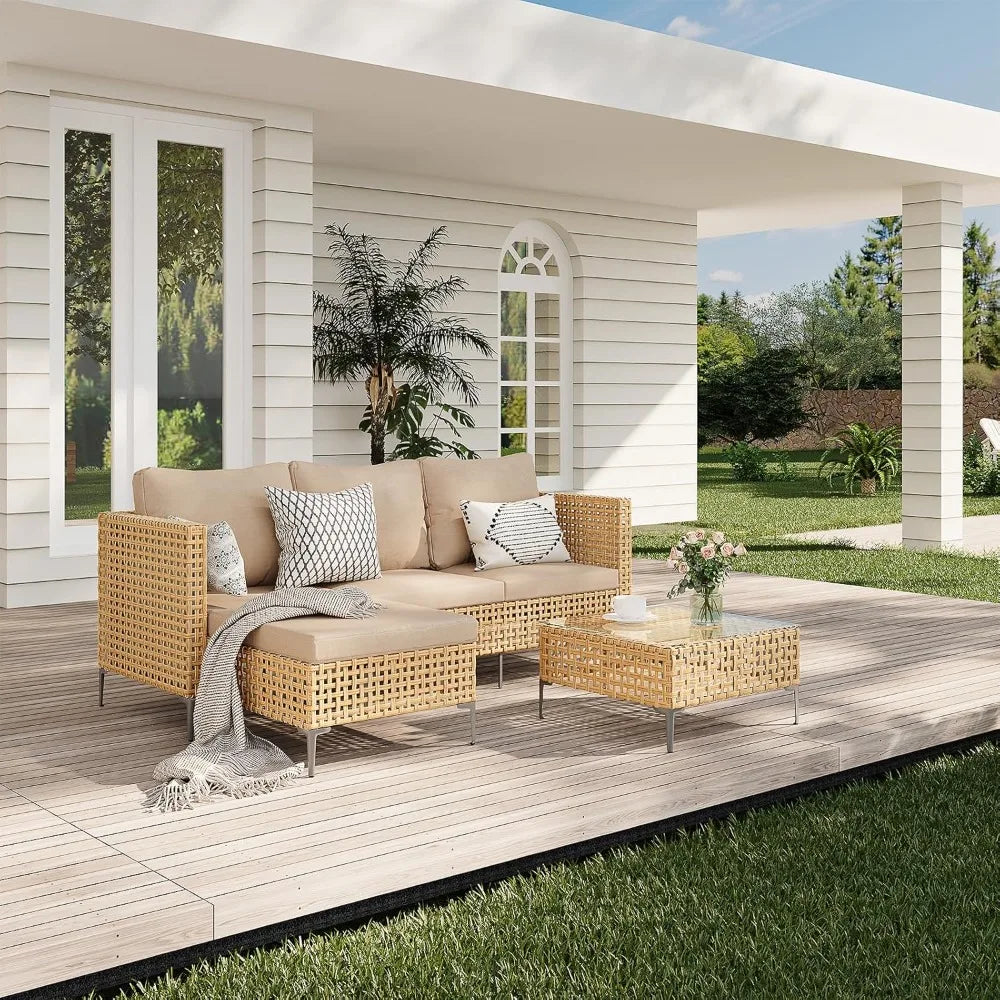 3-Piece Outdoor Patio Furniture Set