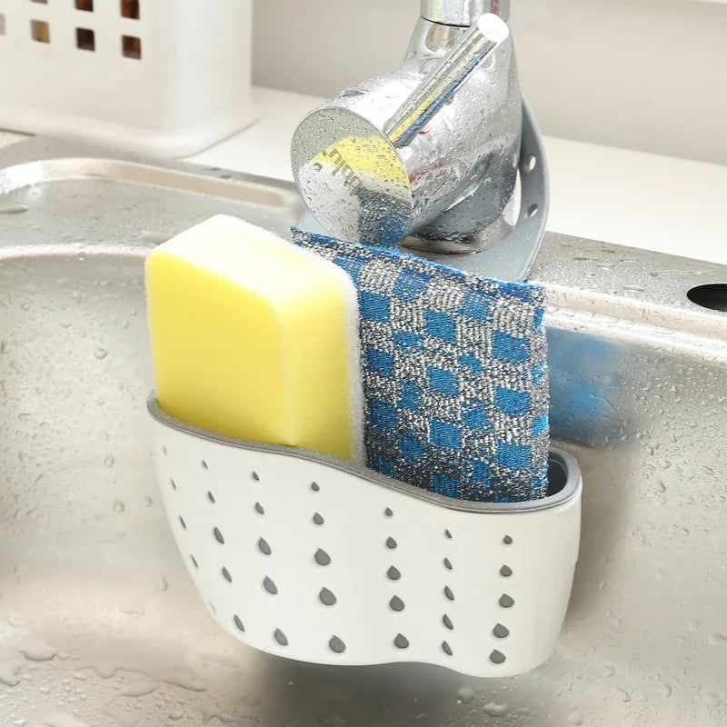 Double-Layer Sink Hanging Bag – Kitchen Sponge & Storage Rack