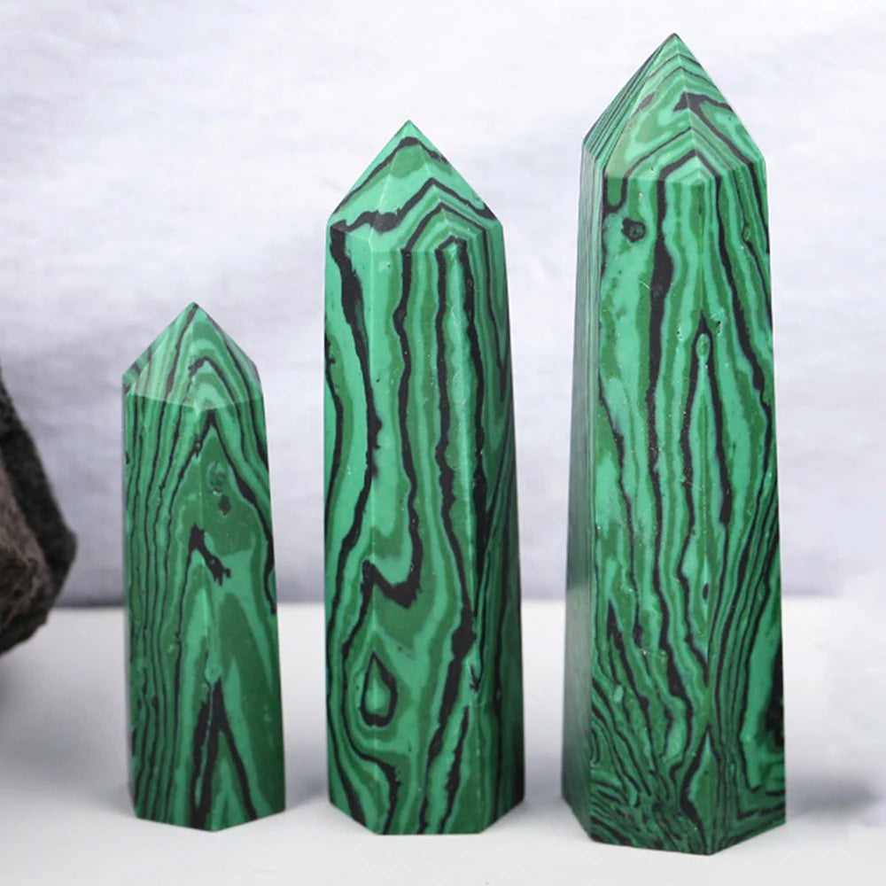 Natural Crystal Point Wands – Rose Quartz & Amethyst Mineral Decor