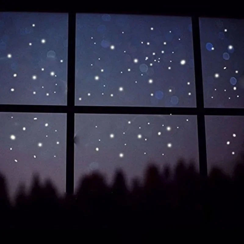 407pcs Glow-in-the-Dark Star Stickers