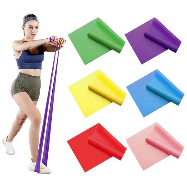 Long Resistance Bands – Yoga & Pilates Stretch Bands for Lower Body
