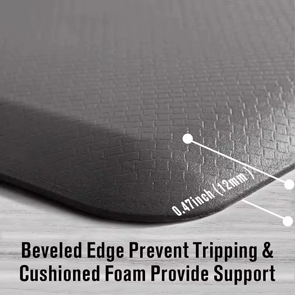 Non-Slip Anti-Fatigue Kitchen Mat – Cushioned PVC Floor Runner