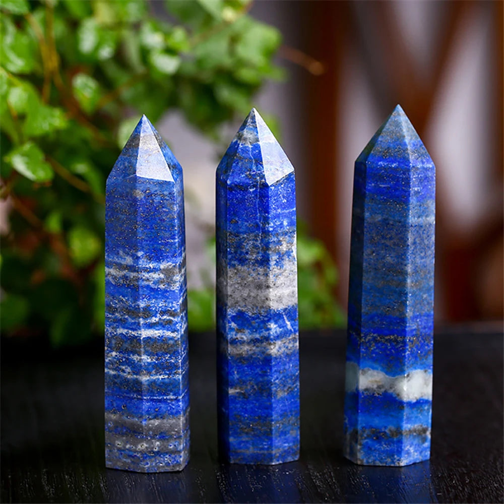 Natural Crystal Point Wands – Rose Quartz & Amethyst Mineral Decor