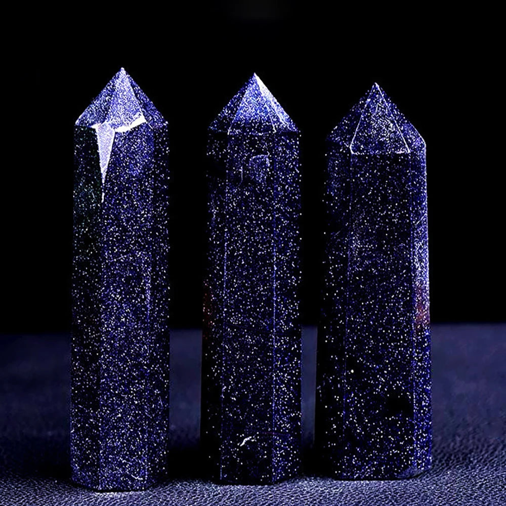 Natural Crystal Point Wands – Rose Quartz & Amethyst Mineral Decor