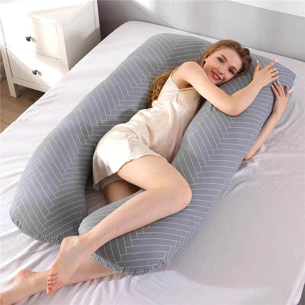 PANGDUBE Pregnancy & Nursing Pillow – 130×70cm