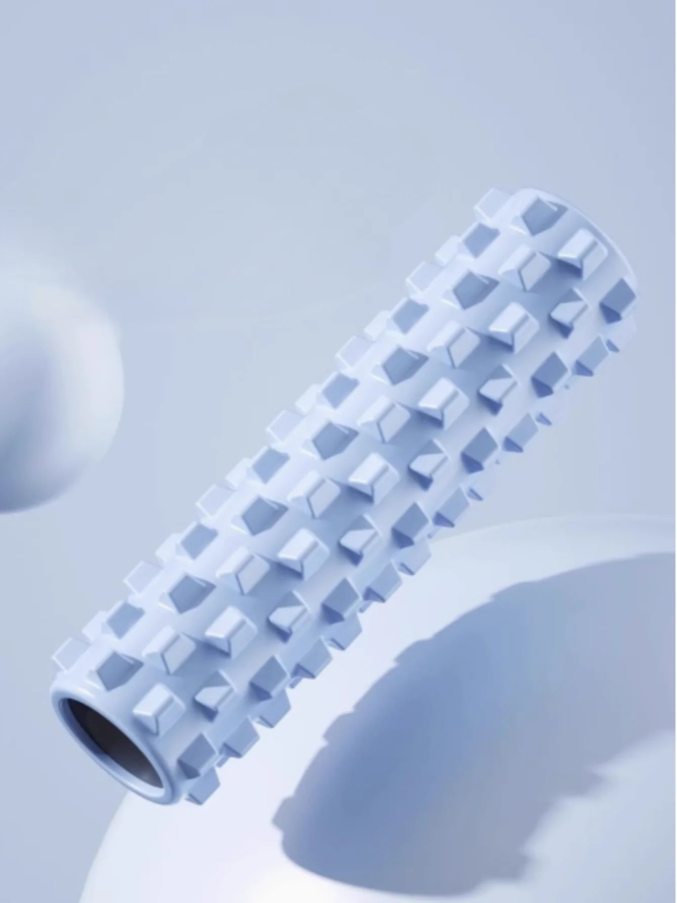 45cm Yoga Foam Roller & Block – Pilates and Fitness Massage Set