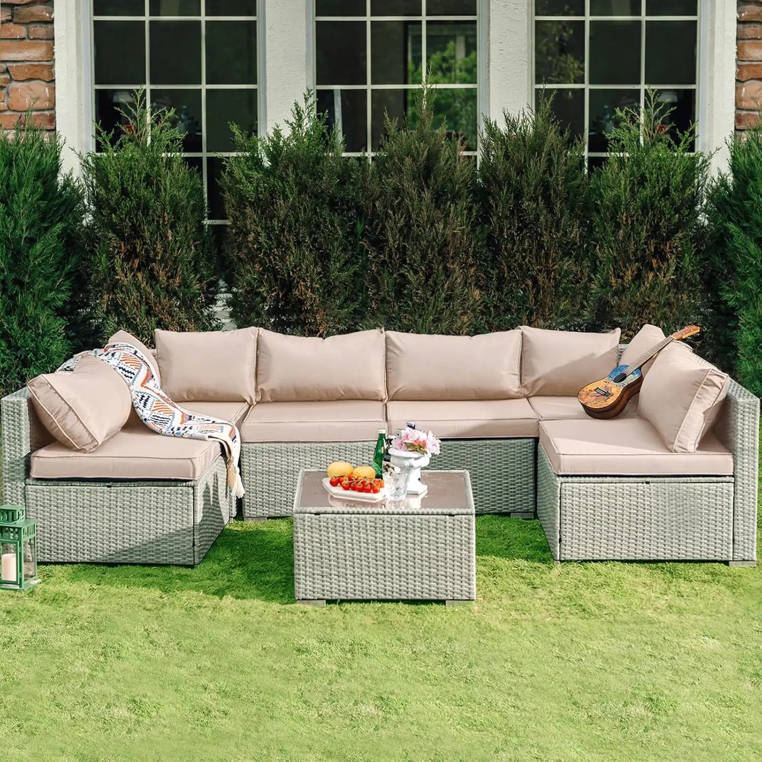 7-Piece Outdoor Patio Furniture Set