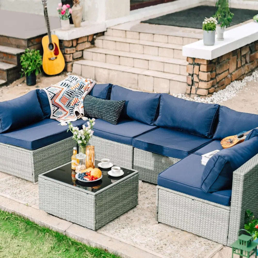7-Piece Outdoor Patio Furniture Set