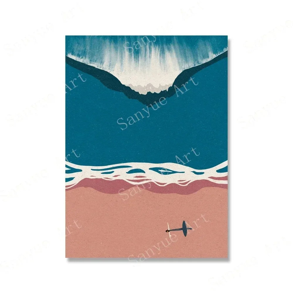 Nordic Bohemian Surf Canvas Prints
