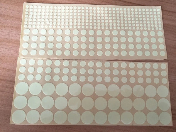 407pcs Glow-in-the-Dark Star Stickers