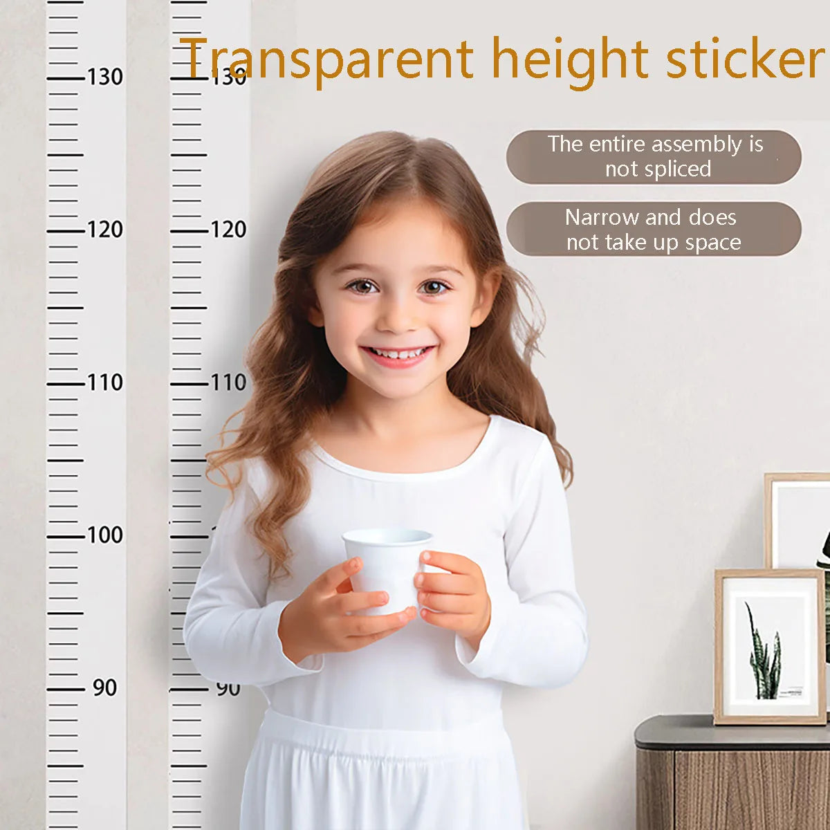 Height Growth Sticker – 0-200cm Self-Adhesive Wall Decal