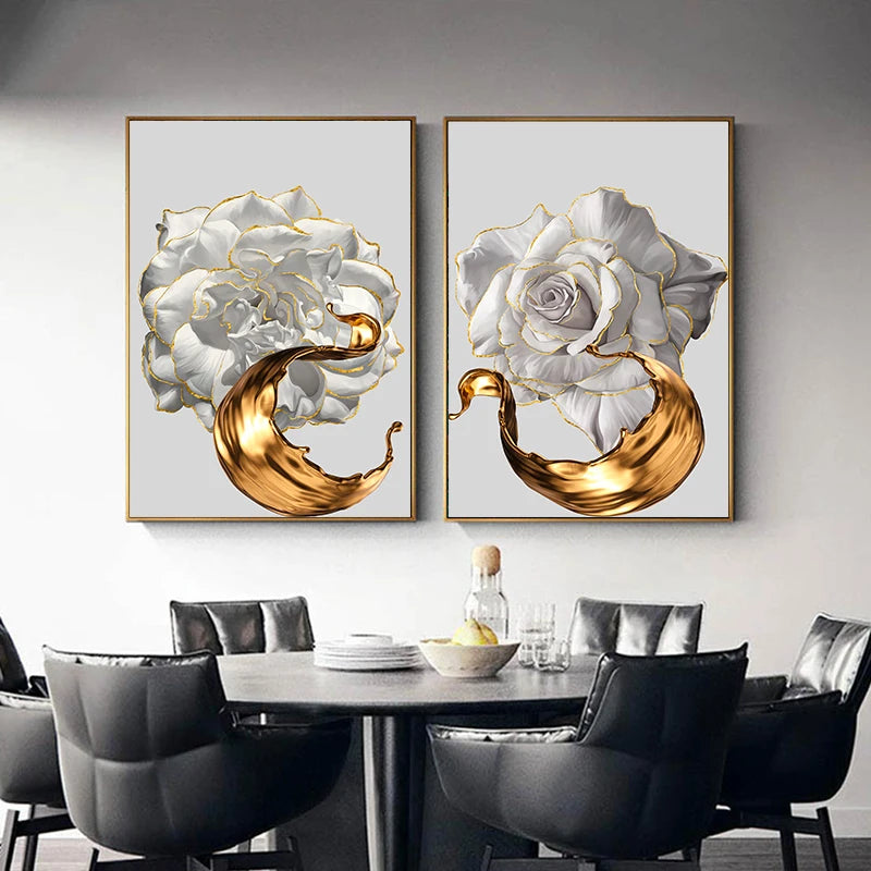 3 Pcs/Set Modern Abstract Wall Arts Beige Bohemian Canvas Mid-Century Piece Posters Geometric Line Printed Painting, No Frame