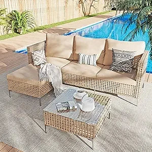 3-Piece Outdoor Patio Furniture Set