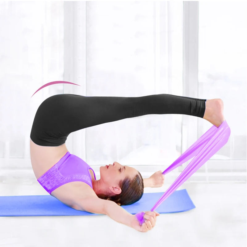 Long Resistance Bands – Yoga & Pilates Stretch Bands for Lower Body