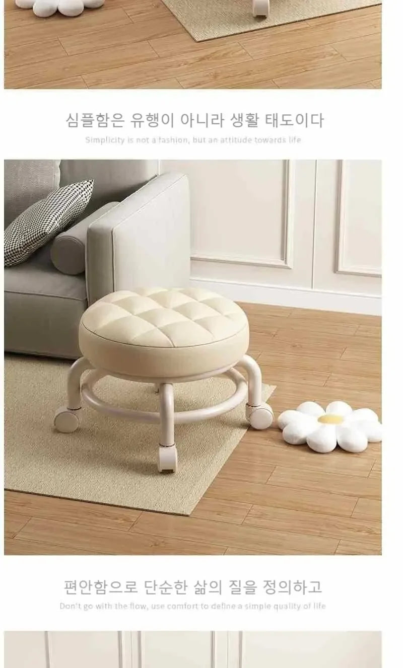 Premium Rolling Child Stool with Wheels