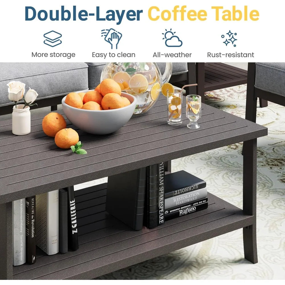 Outdoor Metal Patio Furniture Set