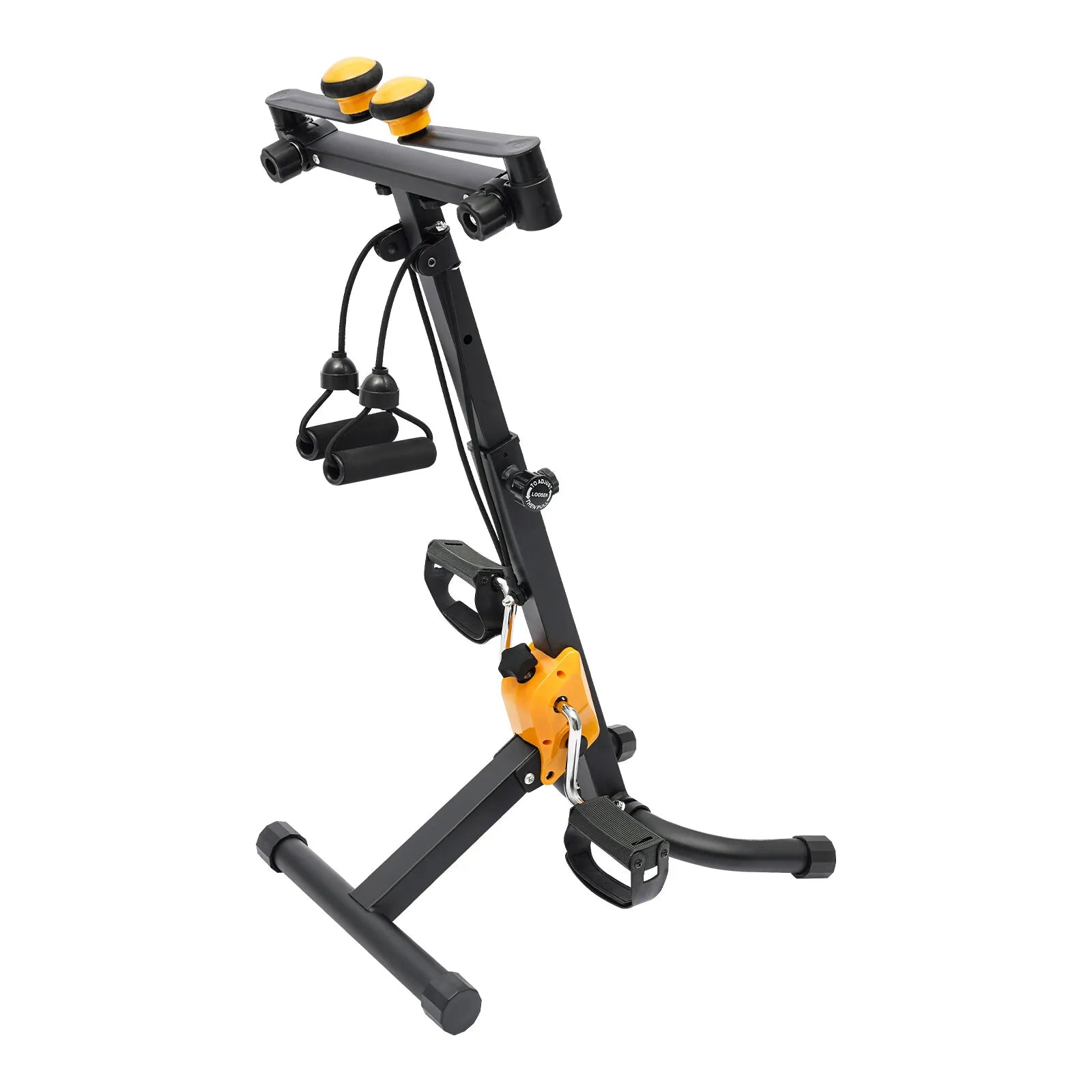Foldable Pedal Exerciser Bike – Adjustable Home Fitness for Seniors
