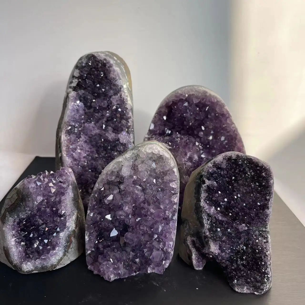 Natural Amethyst Crystal Cluster – Raw Quartz Healing Stone