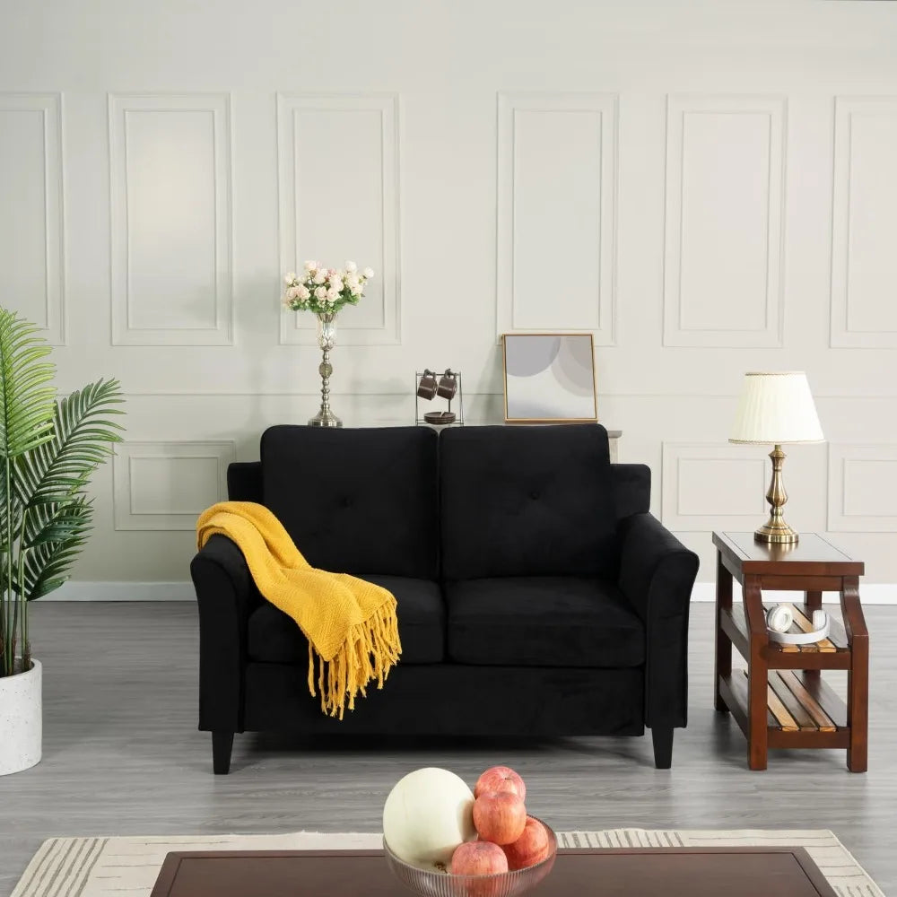 Button Tufted Sofa & Loveseat Set