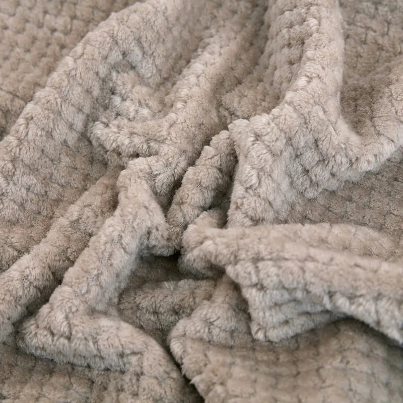 Baby Fleece Blanket – Thick Swaddle & Stroller Quilt
